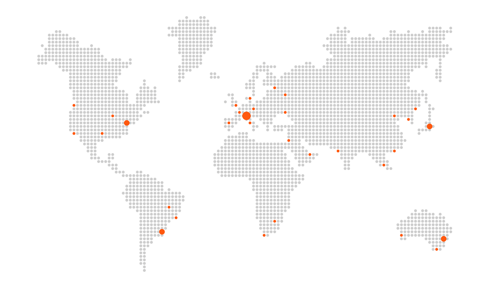 immagine mappa mondiale con network intoway